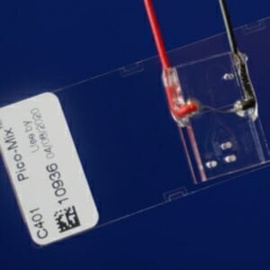 Pico-Mix microfluidic biochip for single cell analysis