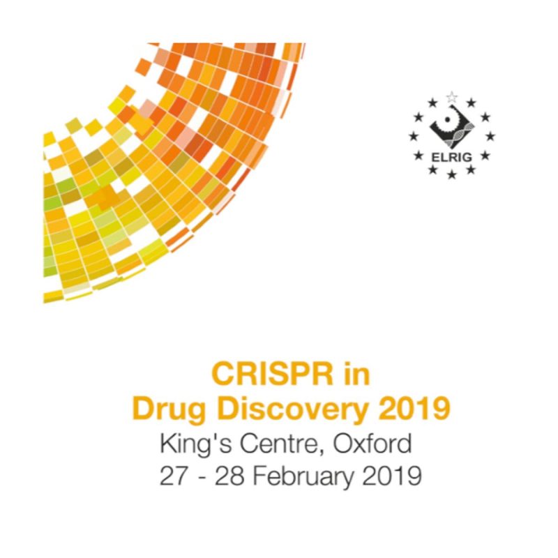 Crispr in drug discovery 2019 logo