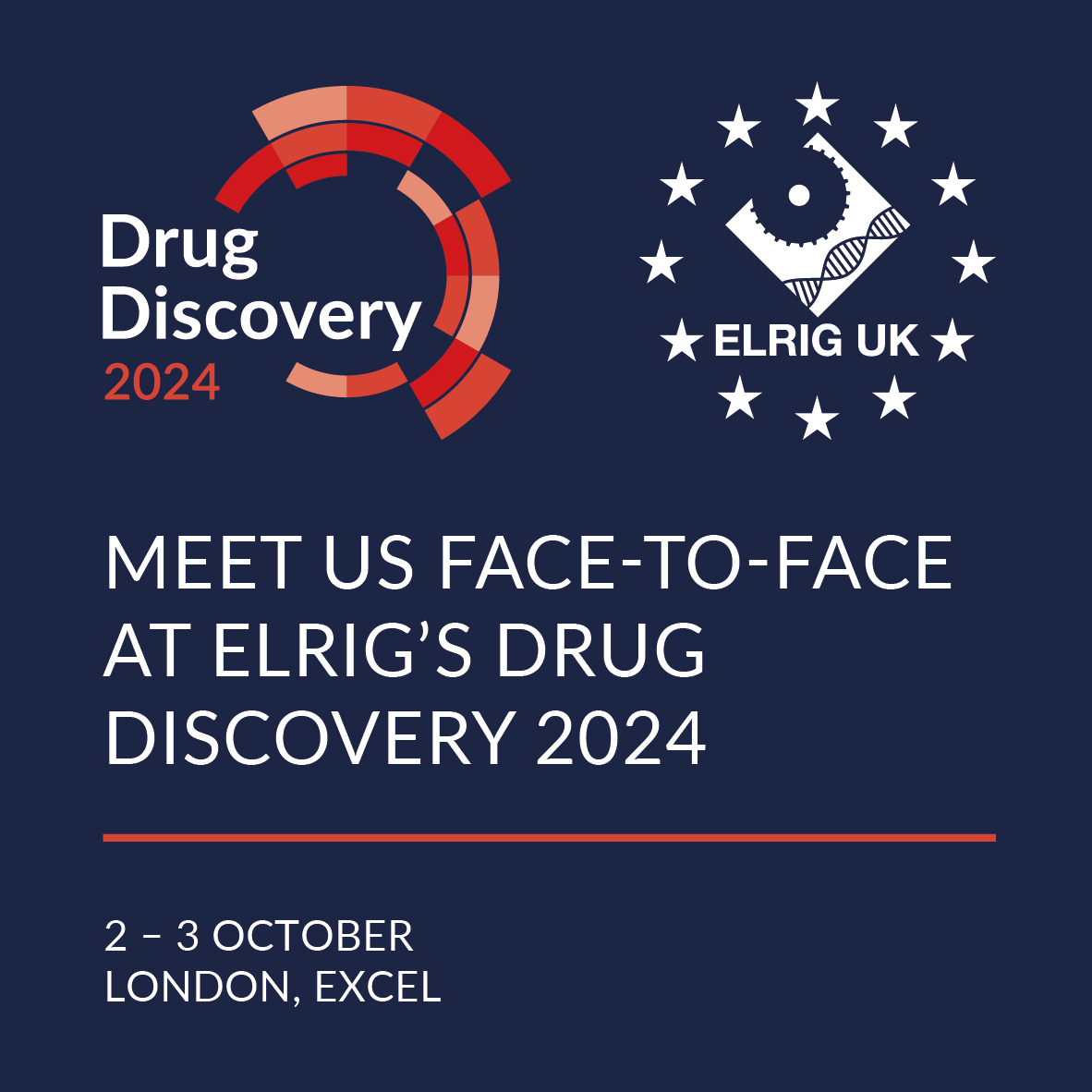 Drug Discovery 2024 by ELRIG | October 2nd-3rd | London